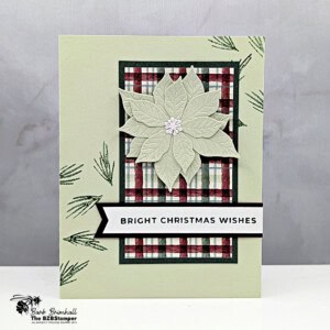 Elegant Christmas Card Using the Pretty Poinsettia Bundle 4 elegant pretty poinsettia christmas card