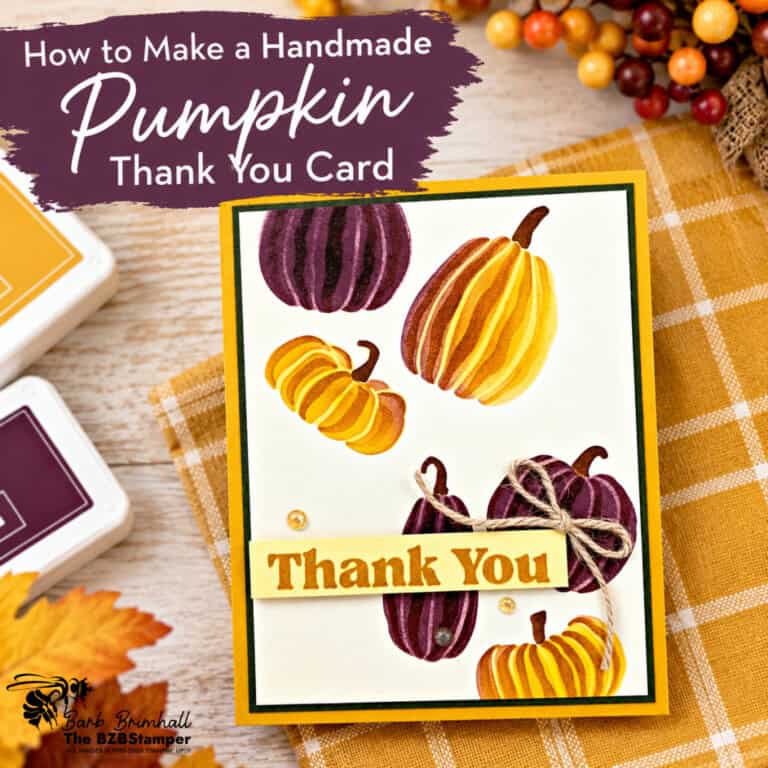 How to Make a Handmade Pumpkin Thank You Card